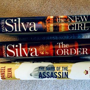 ❤️3/$20❤️ DANIEL SILVA, 3 Hardcover Books